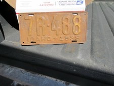 1939 IDAHO License Plate