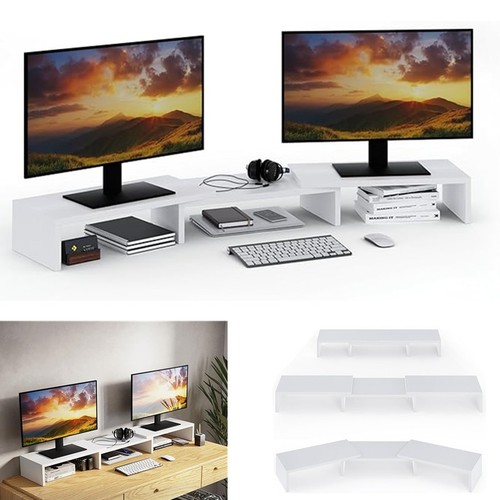 Dual monitor stand - stand, riser,desk