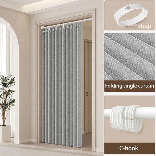 Pvc folding door oak - oak,