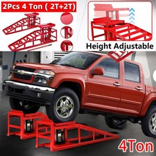 2 x Heavy Duty Metal Car Ramp