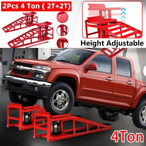 2pcs hydraulic car - ramps, ton