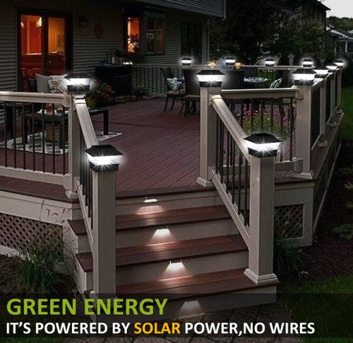 Pack solar led post light - 4,