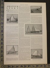 1898 ICE SAILING YACHT BOAT