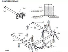 Swan Neck Tow Bar For MERCEDES