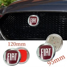 95mm Metal Front Hood Emblem Badge for FIAT Doblo Tipo Panda 500X Ducato