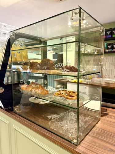 Retail glass shelf display - retail,