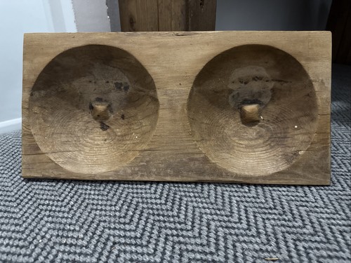 Vintage solid wooden double - wooden,
