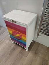 Laundry Basket. Lloyd Loom. Vintage Wicker. Unique.