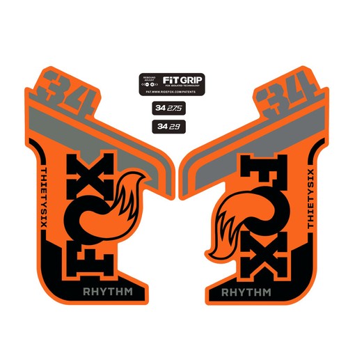Fork sticker for fox rhythm - for, 34