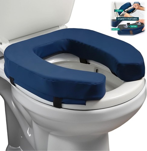 Padded toilet seat - padded, for