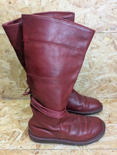 Trippen full grain - red, leather