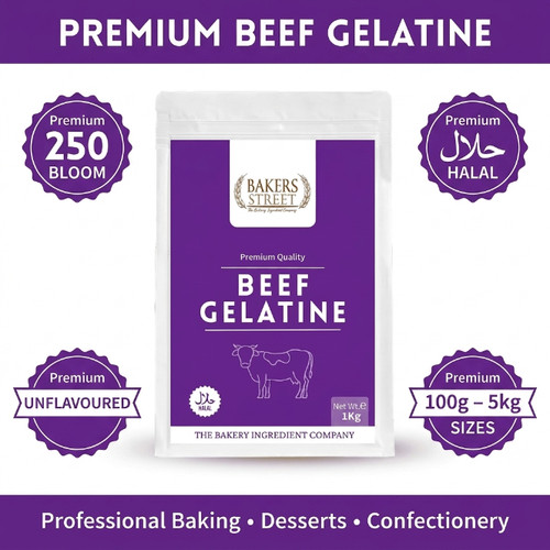 Halal beef gelatine powder 250 - beef,