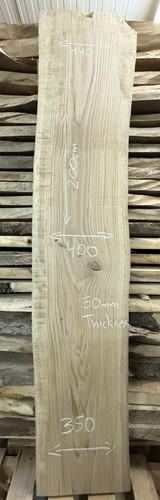 European oak live edge slab - oak,