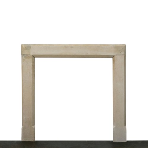 Limestone bolection fireplace - bolection,