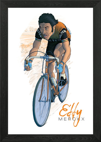 Eddy merckx framed wall art - eddy,