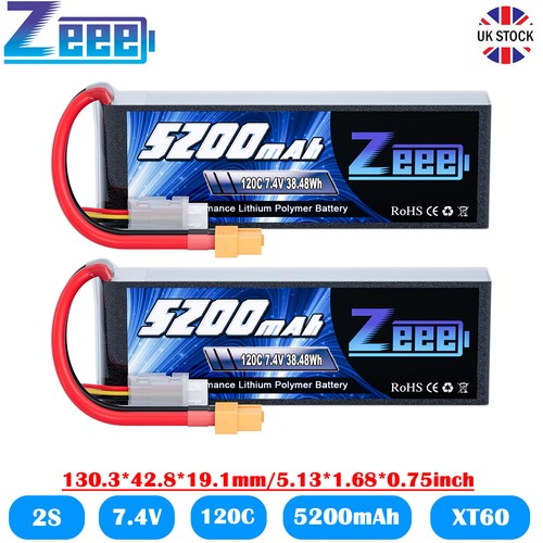 Zeee 120c 5200mah 2s - 120c,