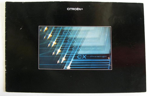 Citroen prestige car - cx, sales