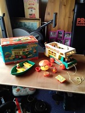 Vintage 1970s Fisher price Play Family Camper Van