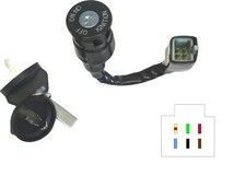 Ignition Key Switch For Aeon Cobra Quad 6 Wire Female Connector