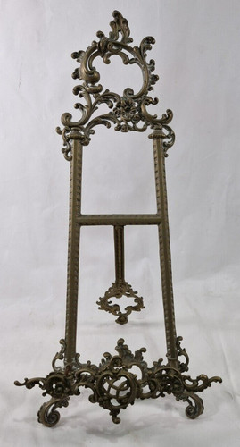 Vintage easel brass rococo - vintage,