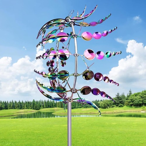 Magical metal windmill - metal,