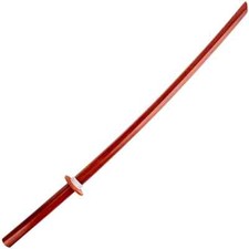 Wooden Martial Arts Bokken Red Oak Training Forms Aid Practice Weapons