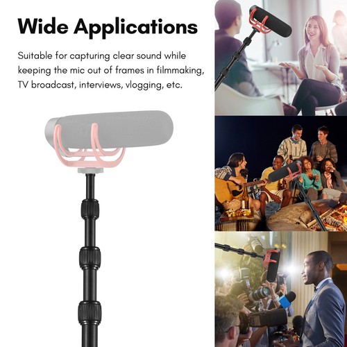 Section aluminum mic boom - aluminum,