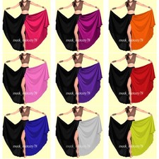 Belly Dance Satin Front Slit