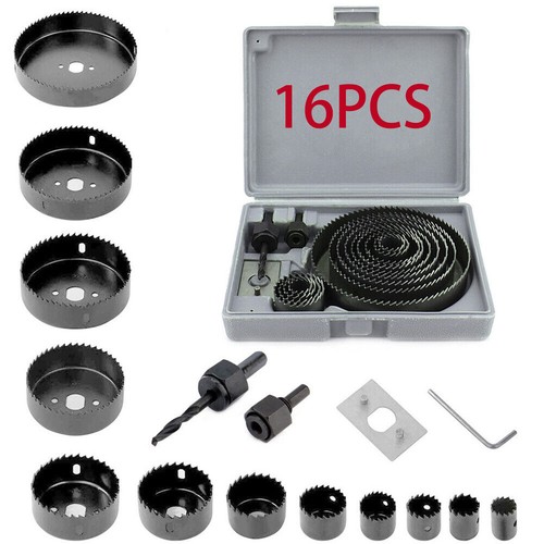 Hole saw kit set - hole, 19-127mm