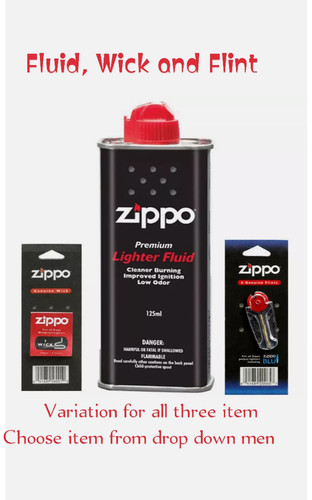 Original zippo lighter - zippo, fuel