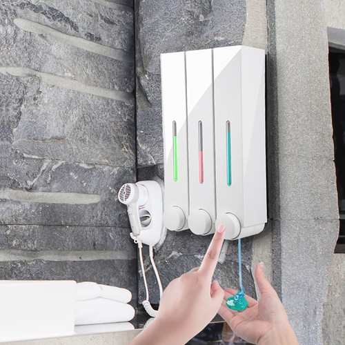 Wall mounted triple soap - wall,