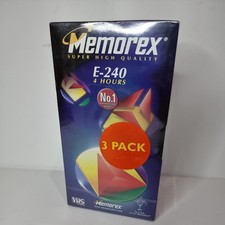 TRIPLE PACK MEMOREX SHQ E-240