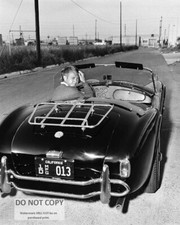 STEVE McQUEEN IN SHELBY COBRA