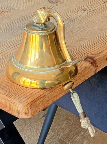 14cm diameter brass wall