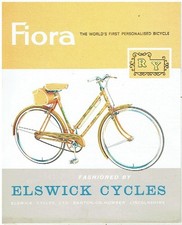 ELSWICK FIORA BICYCLE ORIGINAL '50's-'60's FACTORY SALES PAMPHLET