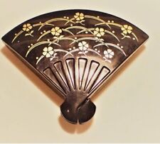 Vintage Shiseido Zen Creme Fan Compact Solid Perfume Rare Collectors Tokyo BN UK