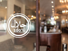 Halal Window Sign Decal