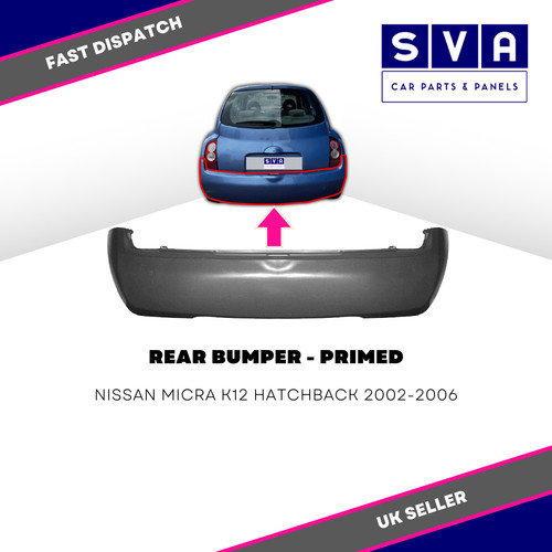 Rear bumper primed for - rear,