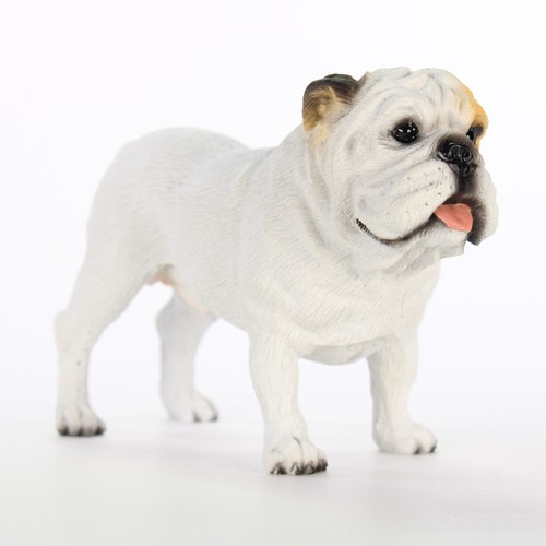 Bulldog figurine hand - figurine,