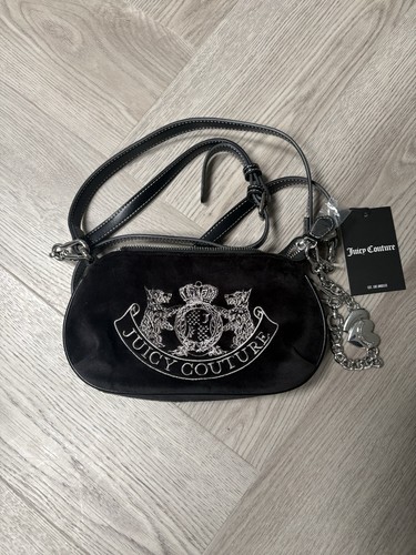 Juicy couture black velour - juicy,