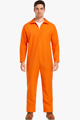 Adult orange prisoner - adult, costume