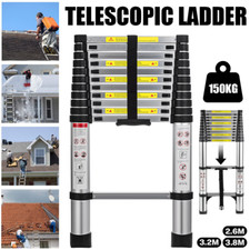2.6-3.8 Heavy Duty Aluminum Folding Multi-Purpose Telescopic Step Ladder