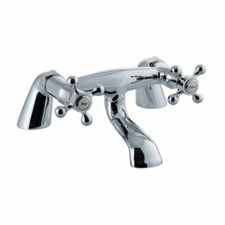 Chrome Traditional Victorian Bathroom Bath Filler Mixer Tap 