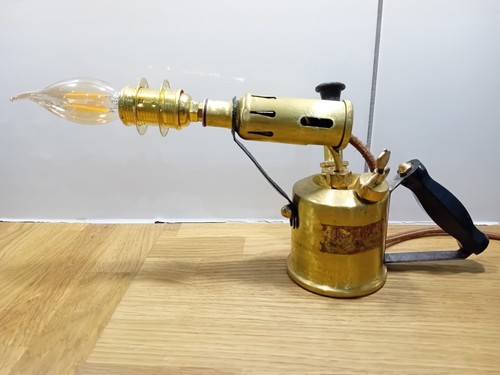 Blow lamp steam punk - , light