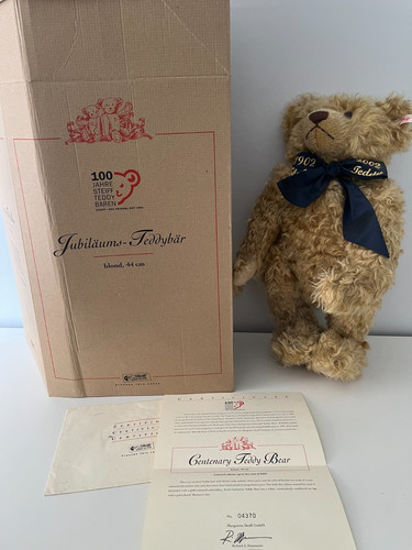 Steiff centenary teddy bear - steiff,