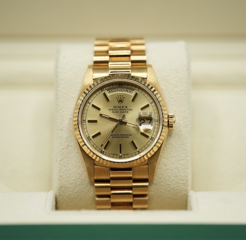 Gents 18ct yellow gold rolex - yellow,