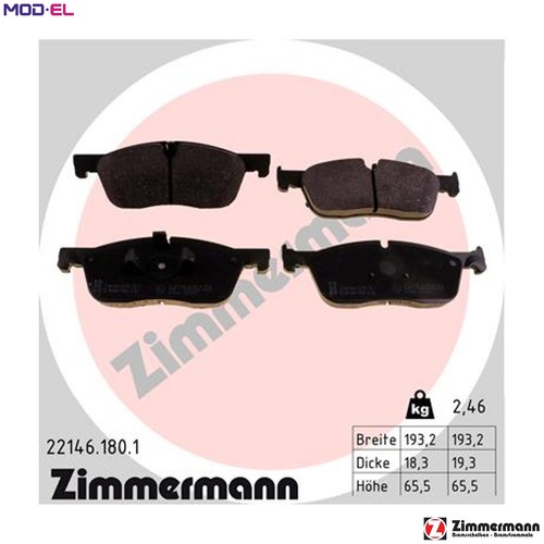 Brake pad set - brake, disc