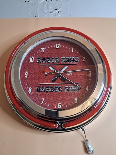 Neon clock running keeps - clock,