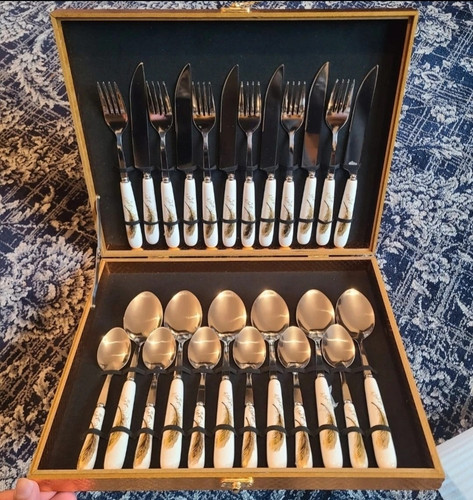 24pc stainless steel cutlery - 24pc,