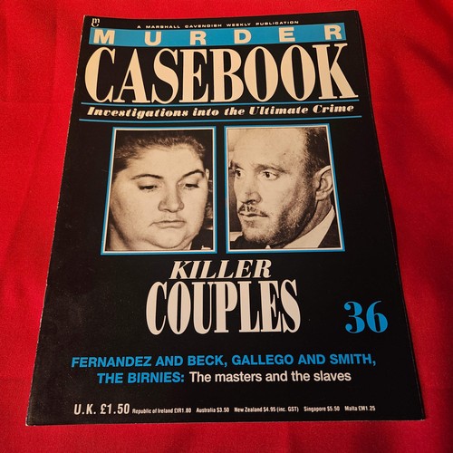 Murder casebook magazine issue - murder,